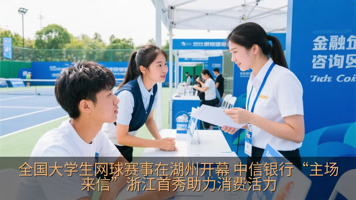 赛事现场金融服务专区为师生和观众提供咨询
